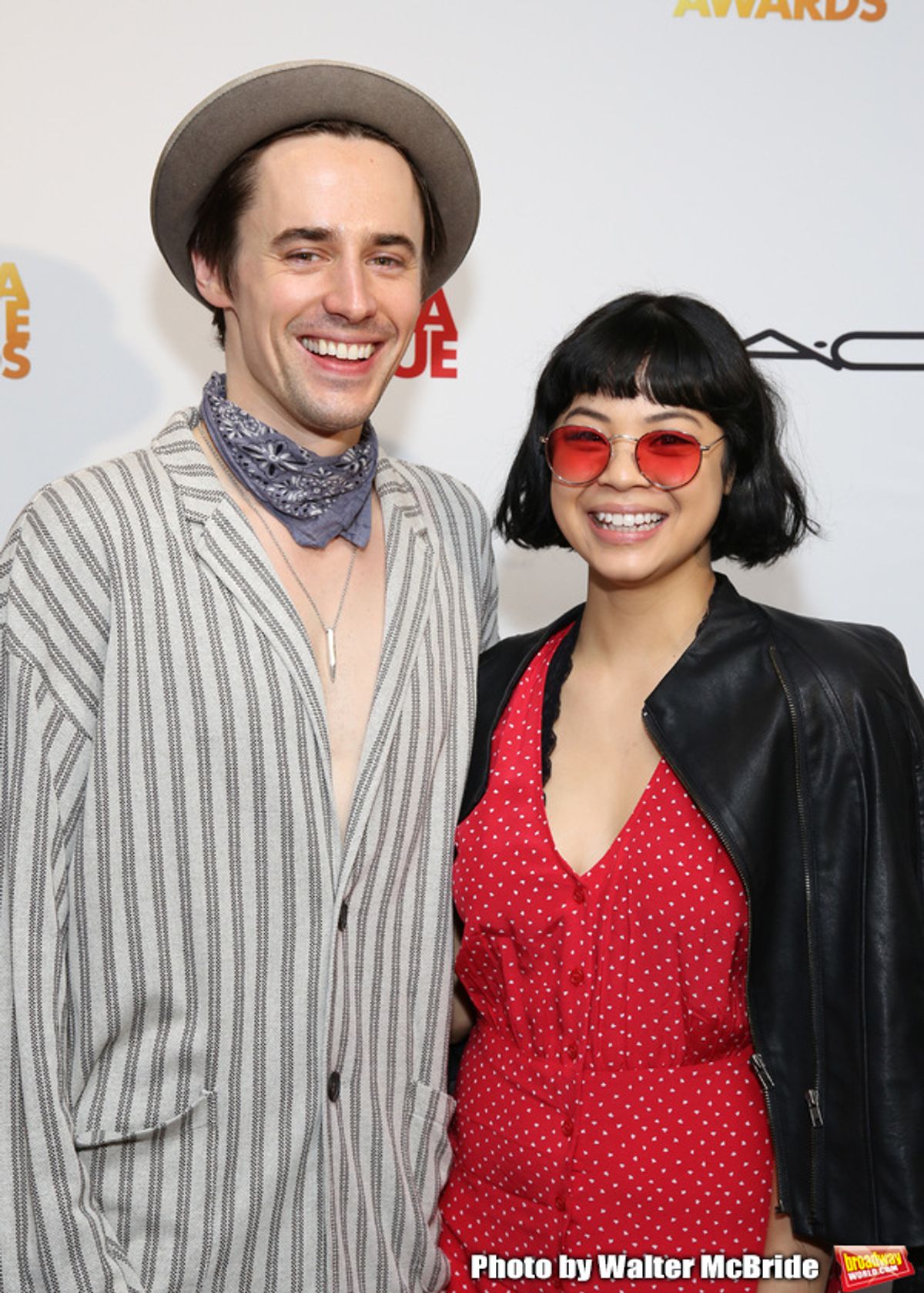 Reeve Carney and Eva Noblezada at 