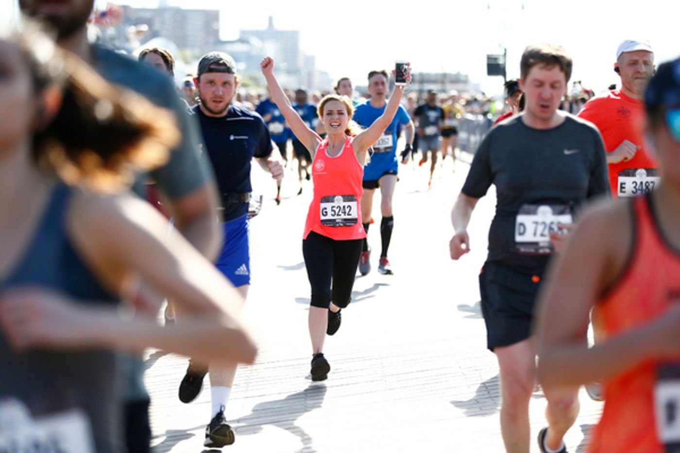 Photo Flash: Christy Altomare Sings National Anthem and Runs in 2019 Popular Brooklyn Half Marathon  Image
