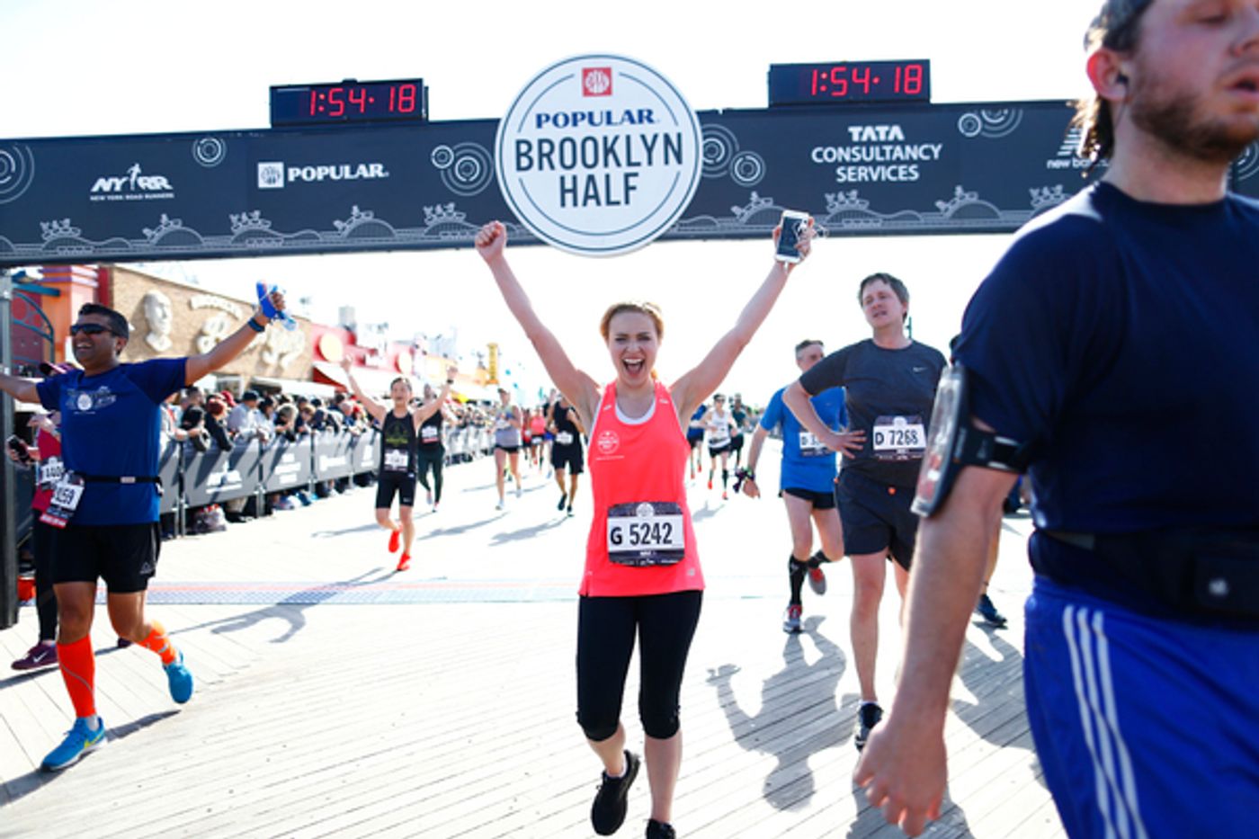 Photo Flash: Christy Altomare Sings National Anthem and Runs in 2019 Popular Brooklyn Half Marathon  Image