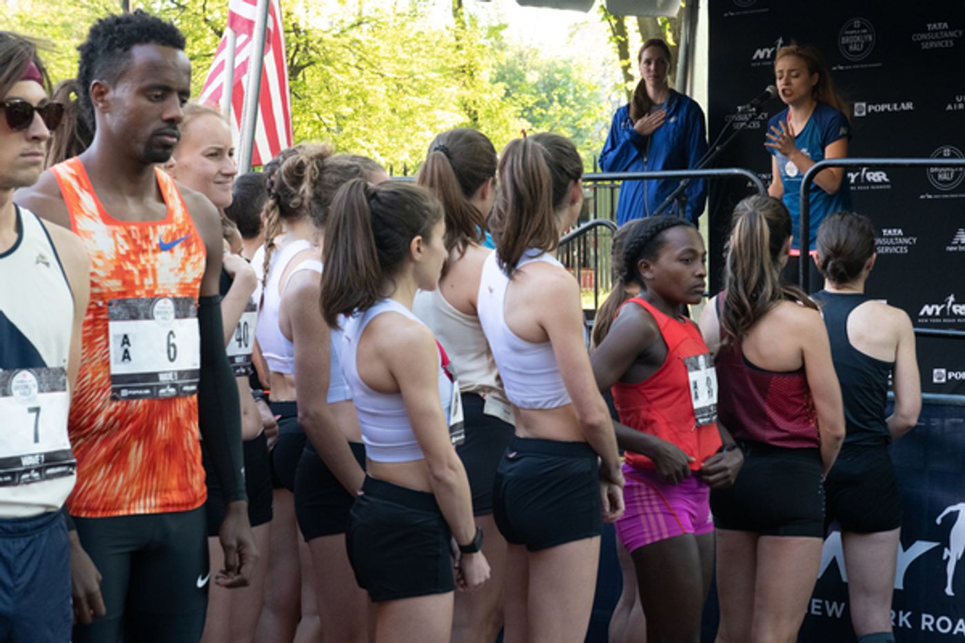 Photo Flash: Christy Altomare Sings National Anthem and Runs in 2019 Popular Brooklyn Half Marathon Photo Flash: Christy Altomare Sings National Anthem and Runs in 2019 Popular Brooklyn Half Marathon Image