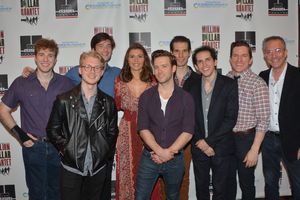 Director Adam Petty with the cast-Taylor Gray, Anthony Genovesi, Alessandro Gian Viviano, Callee Miles, Morgan Bernhard, John Giowacki, Jason Cohen and James Penca @ BroadwayWorld Director Adam Petty with the cast-Taylor Gray, Anthony Genovesi, Alessandro Gian Vivi Photo