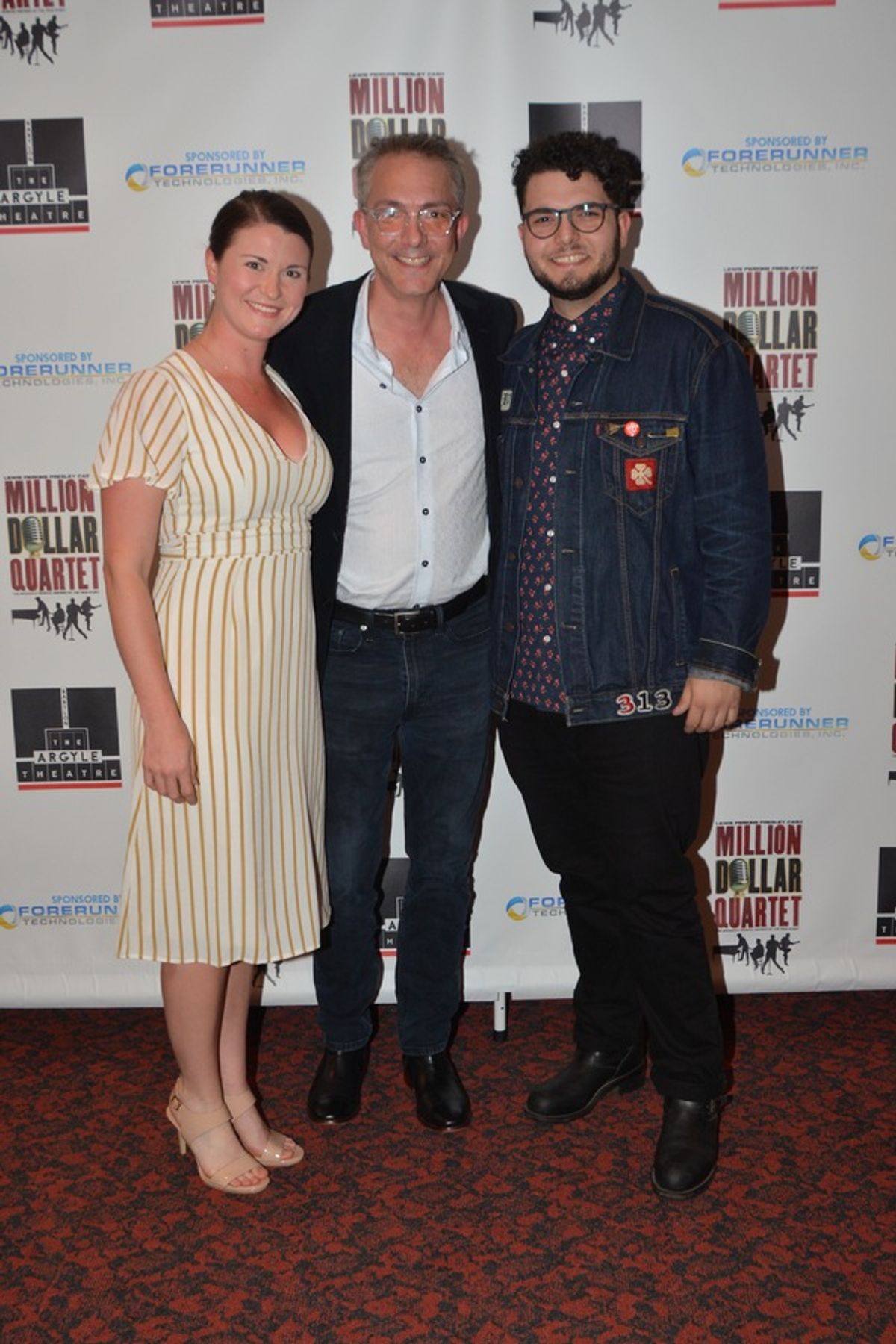 Hillary Pelty, Adam Pelty and Noah Pelty at 