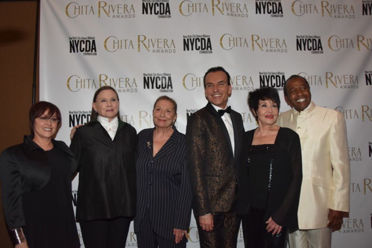 Lisa Mordenta, Ann Reinking, Graciela Daniela, Jon Lanteri, Chita Rivera and Ben Vereen at 