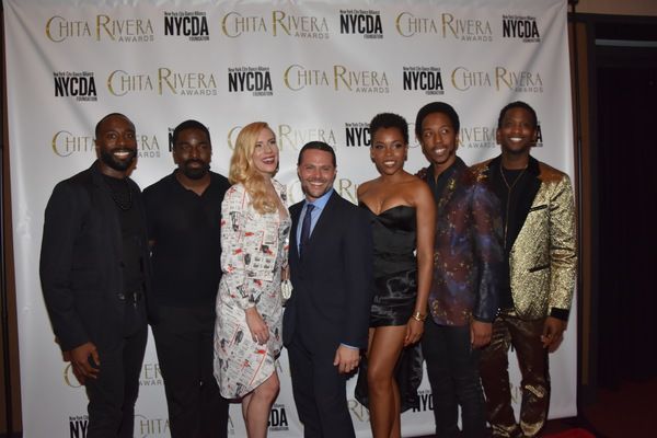 Joshua Bergasse and the cast of Smokey Joe's Cafe Photo