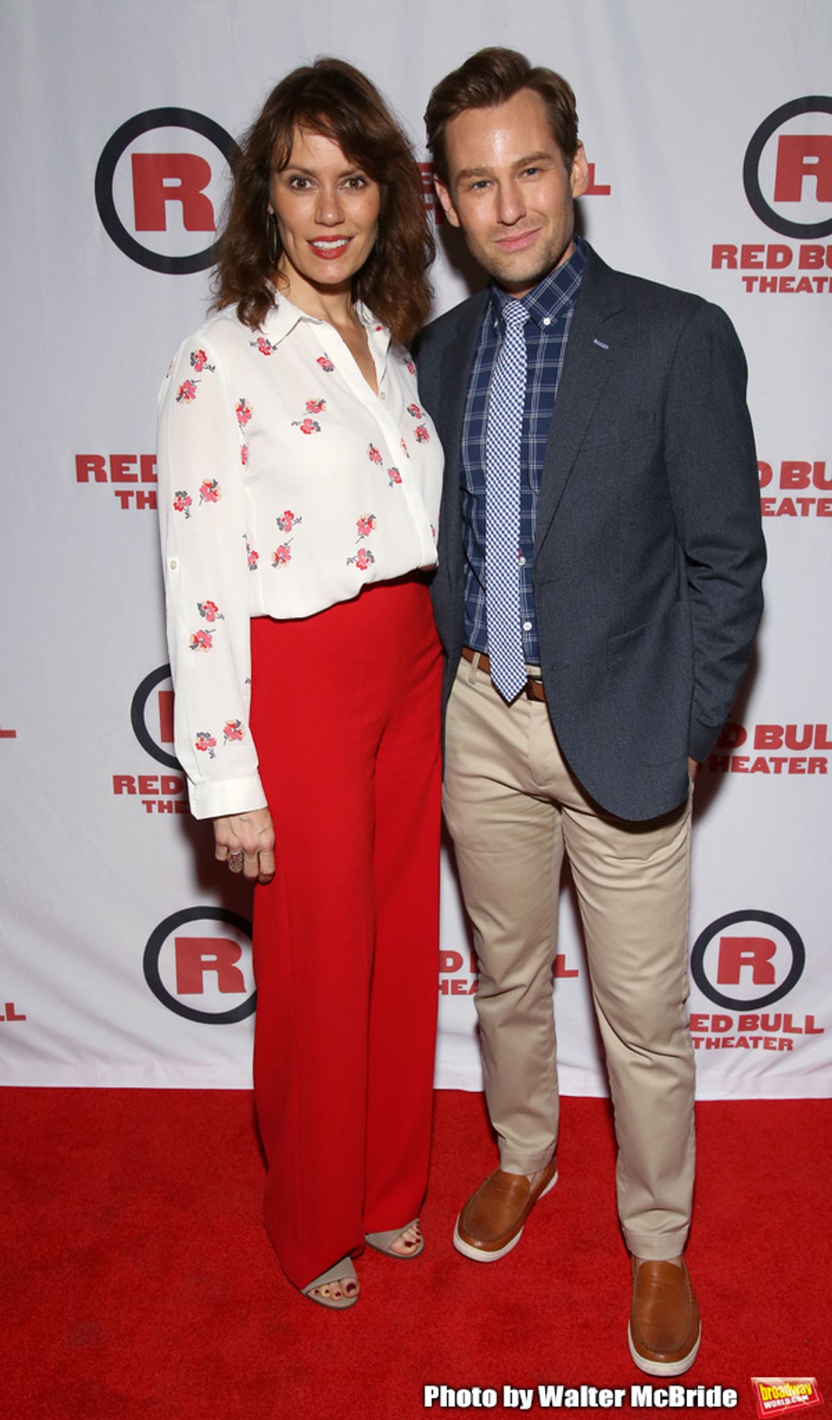 Emily Swallow and Chad Kimball at 