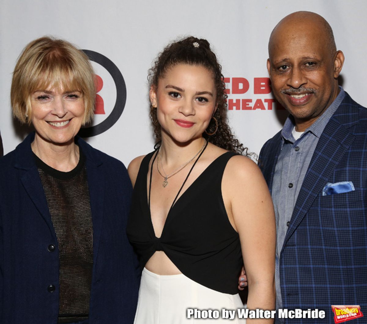 Jeannie Santiago, Lily Santiago and Ruben Santiago-Hudson at 