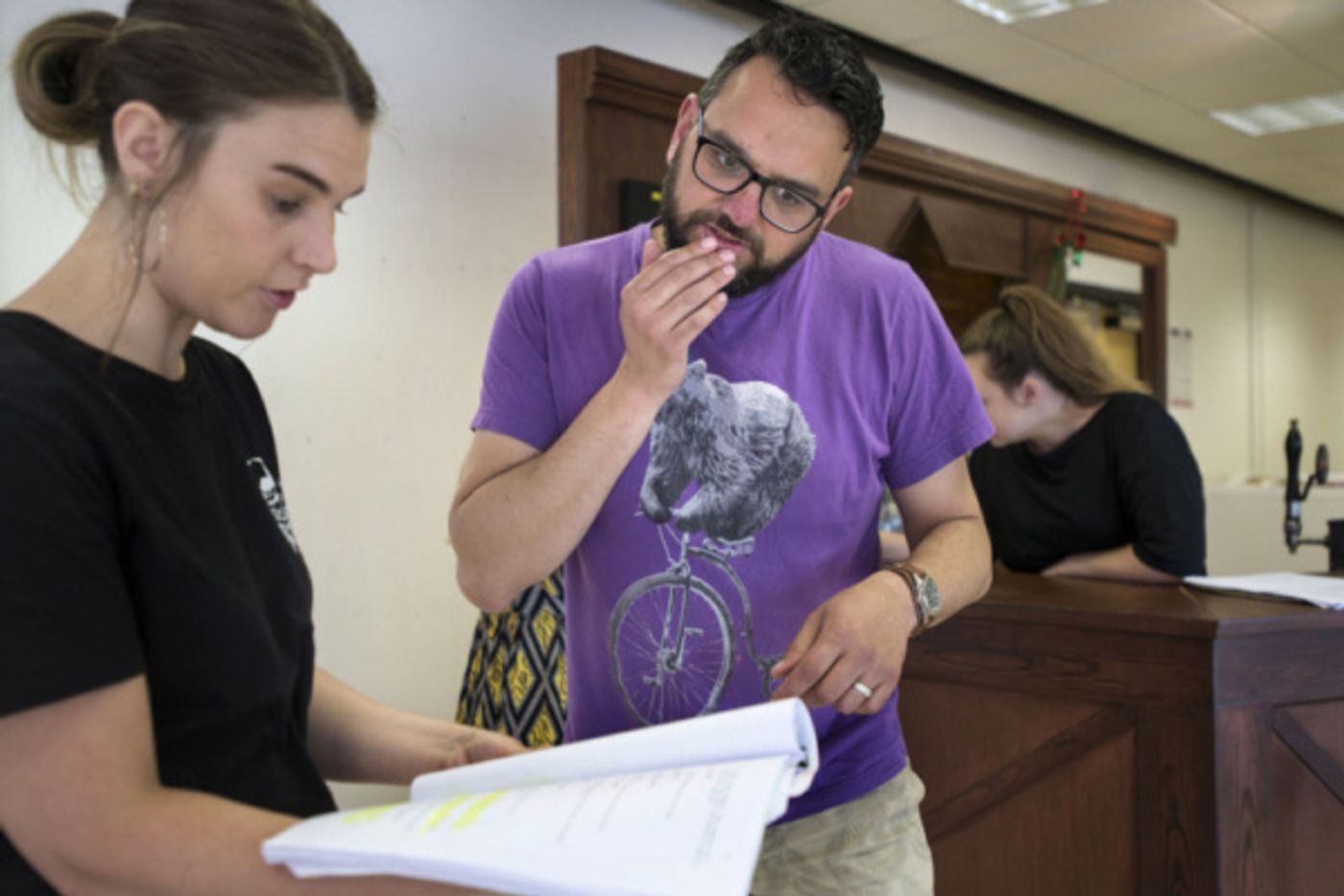 Photo Flash: Inside Rehearsal For The Premiere Of The Stage Adaptation Of BLACK TEETH AND A BRILLIANT SMILE Photo Flash: Inside Rehearsal For The Premiere Of The Stage Adaptation Of BLACK TEETH AND A BRILLIANT SMILE Image