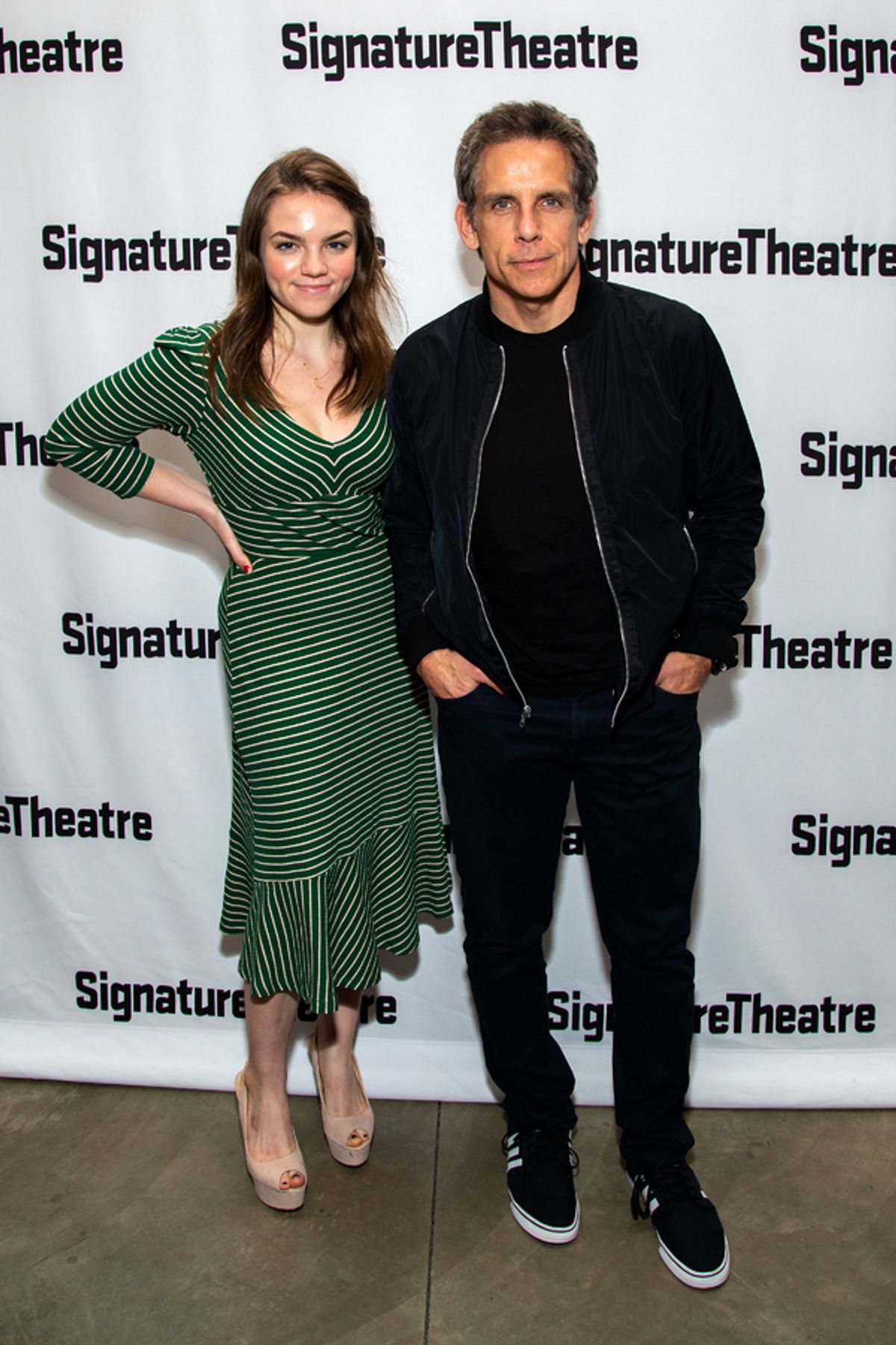 Ella Stiller, Ben Stiller at 