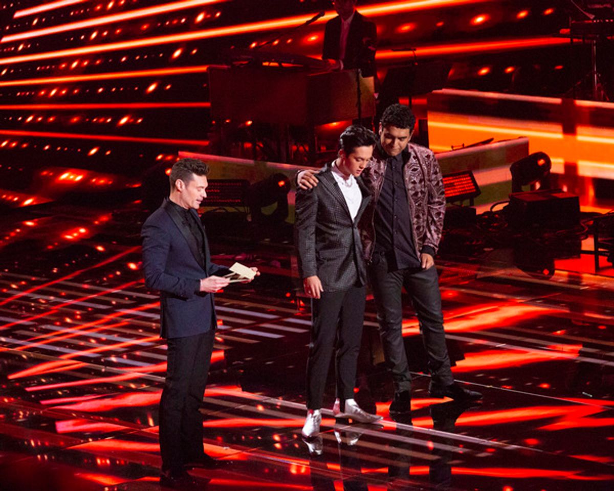 RYAN SEACREST, LAINE HARDY, ALEJANDRO ARANDA at 