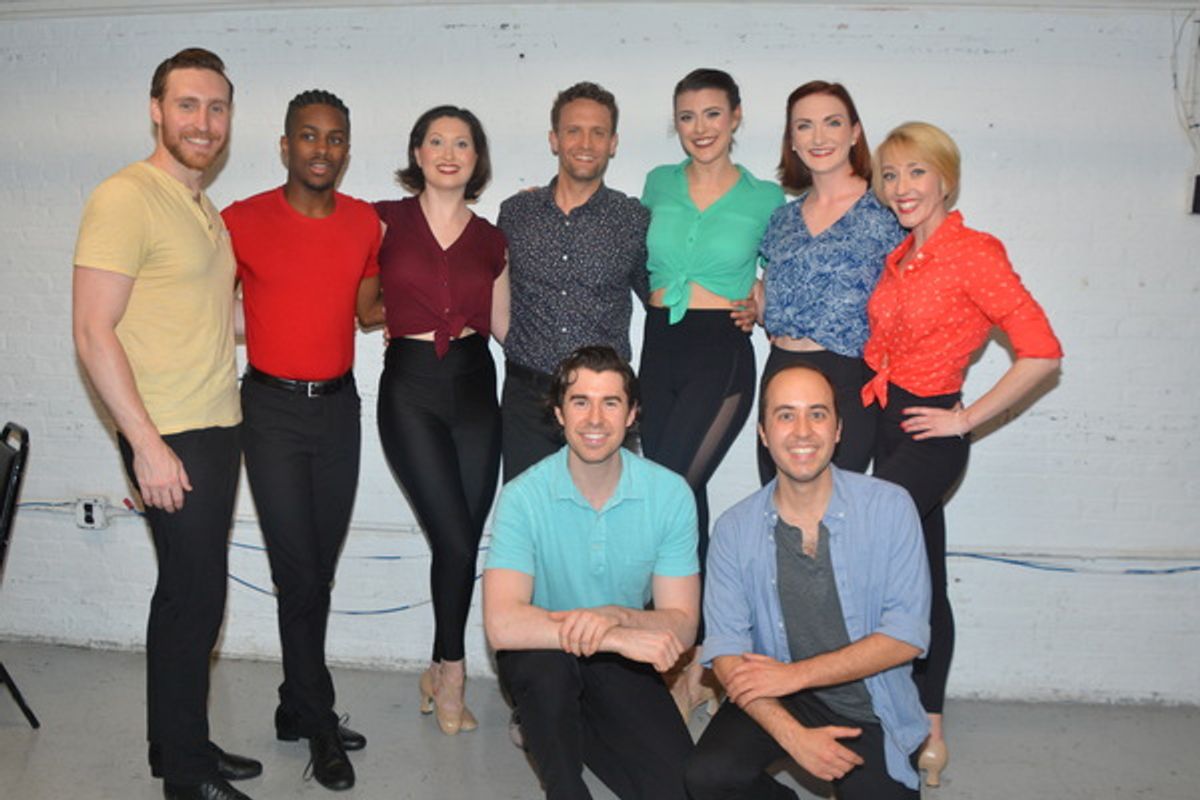 Danny Gardner and The Broadway By The Year Dance Troupe-Danny McHugh, Lamont Brown, Lily Lewis, Brooke Lacy, Bailey Callahan, Kelly Sheehan, Bryan Hunt and Michael J. Verre at 
