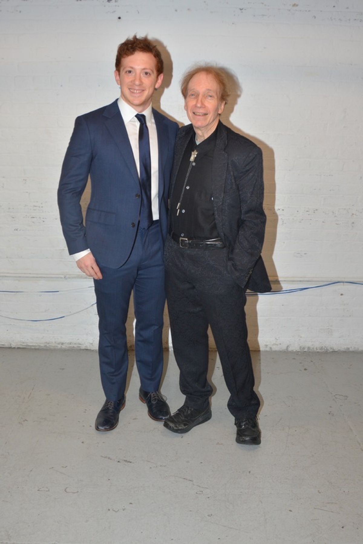 Ethan Slater and Scott Siegel at 