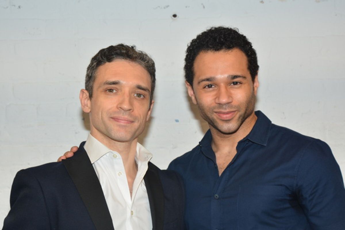 Rick Faugno and Corbin Bleu at 