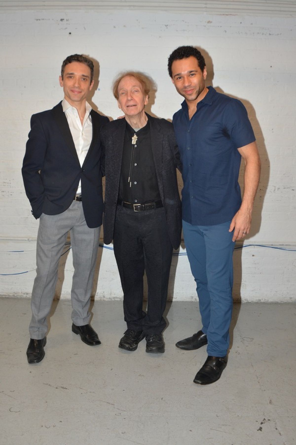 Rick Faugno, Scott Siegel and Corbin Bleu at 