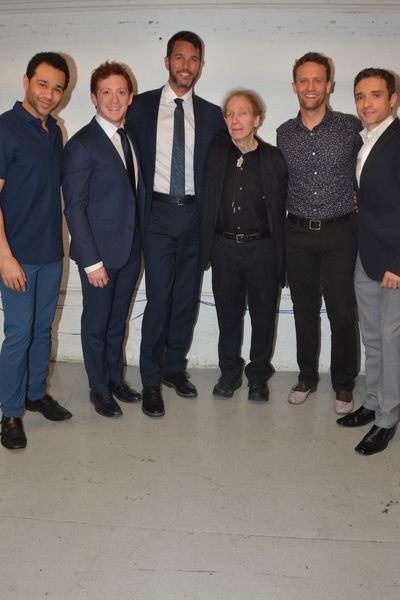 Corbin Bleu, Ethan Slater, Douglas Ladnier, Scott Siegel, Danny Gardner and Rick Faug Photo