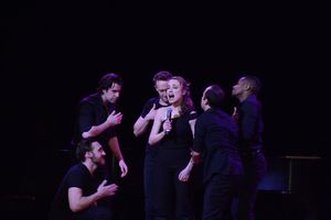 Lianne Marie Dobbs, Danny Gardner and The Broadway bu the Year Dance Troupe that includes-Lamont Brown, Bryan Hunt, Danny McHugh and Michael Verre @ BroadwayWorld Lianne Marie Dobbs, Danny Gardner and The Broadway bu the Year Dance Troupe that incl Photo