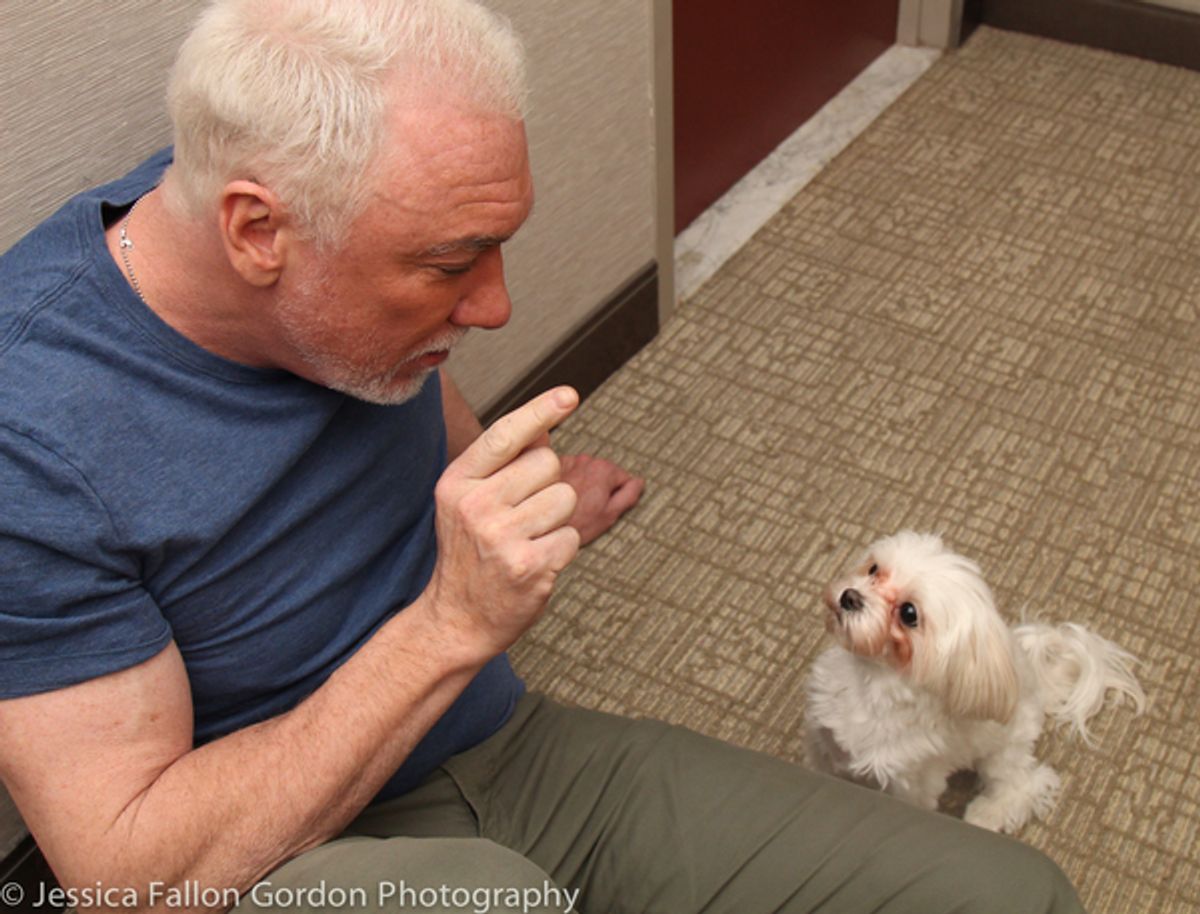 Patrick Page and Georgie at 