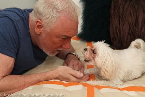Patrick Page and Georgie @ BroadwayWorld Patrick Page and Georgie Photo