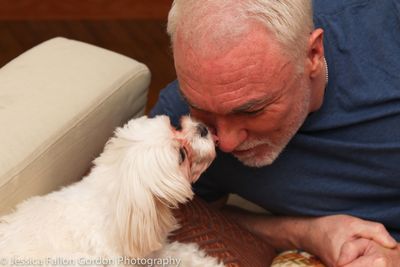 Patrick Page and Georgie Photo