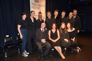 Stage Managers Chrysten Peddie and Igrid Pierson and Associate Director Stephen Brown Photo