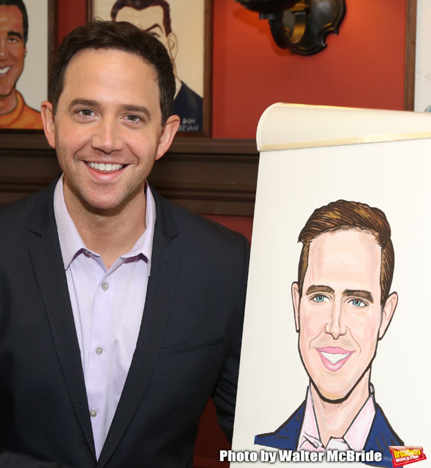Photo Coverage: TOOTSIE Star Santino Fontana Gets His Very Own Sardi's Portrait  Image