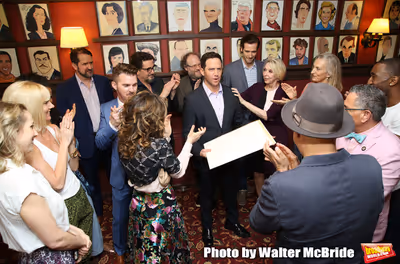 Santino Fontana with the â€œTootsieâ€ Company  Photo