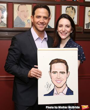 Santino Fontana with wife Jessica Fontana @ BroadwayWorld Santino Fontana with wife Jessica Fontana Photo
