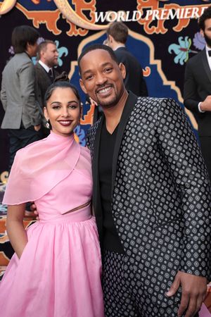 Naomi Scott and Will Smith Photo