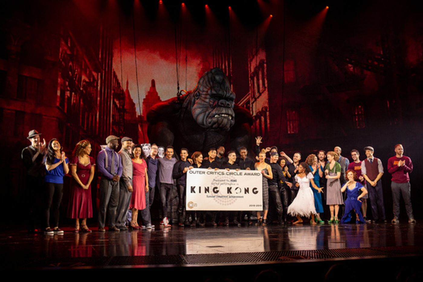 Photo Coverage: KING KONG Receives Kong Sized 2019 Special Achievement Outer Critics Circle Award!  Image