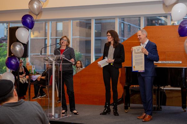 Paige Evans, Vikki Bean, and Harold Wolpert Photo
