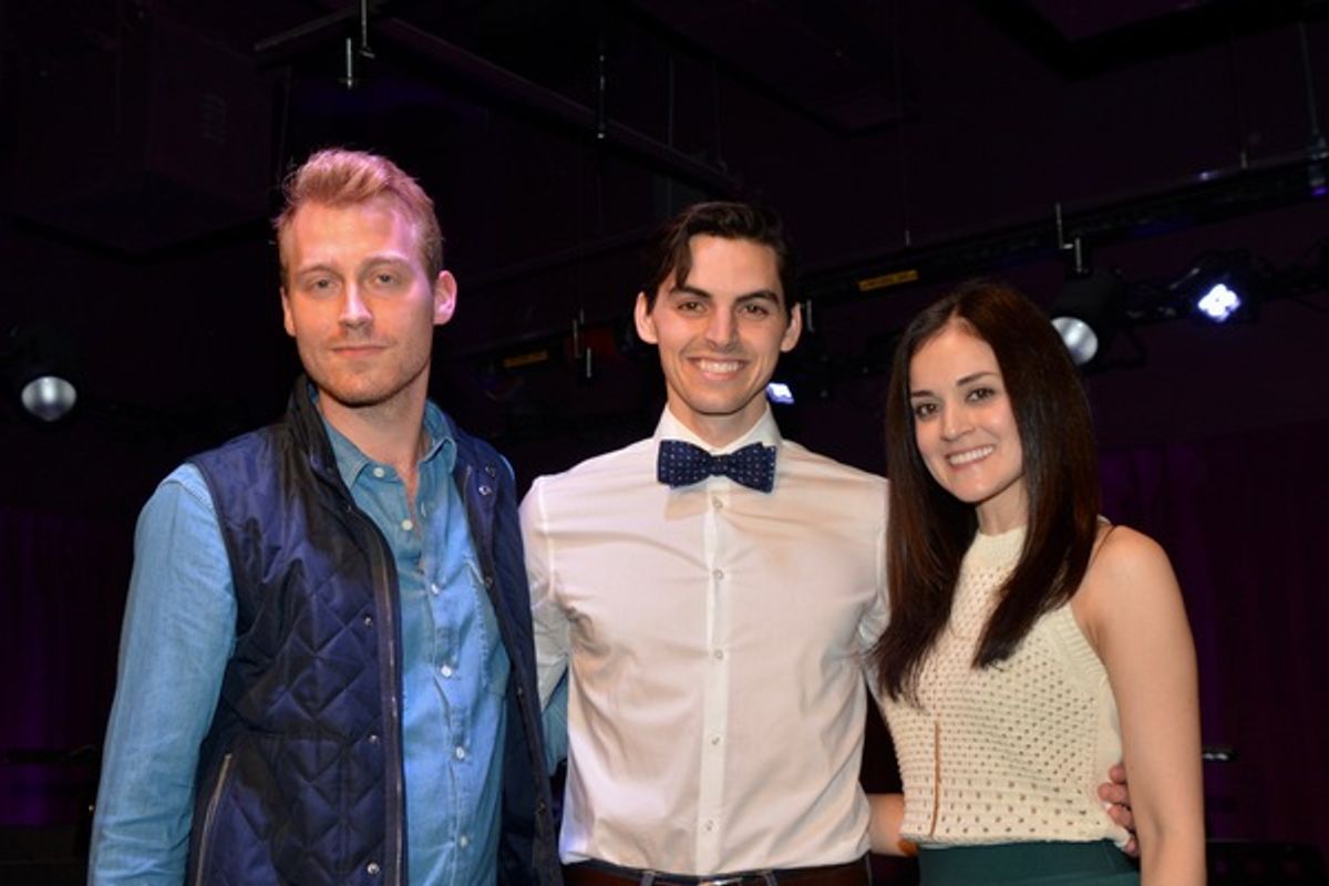 Daniel Dunlow, James T. Kelly and Andrea Goss at 