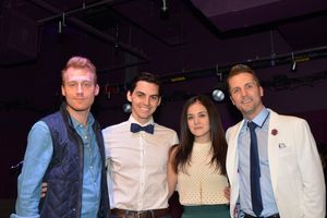Daniel Dunlow, James T. Kelly, Andrea Goss and Clint Edwards @ BroadwayWorld Daniel Dunlow, James T. Kelly, Andrea Goss and Clint Edwards Photo