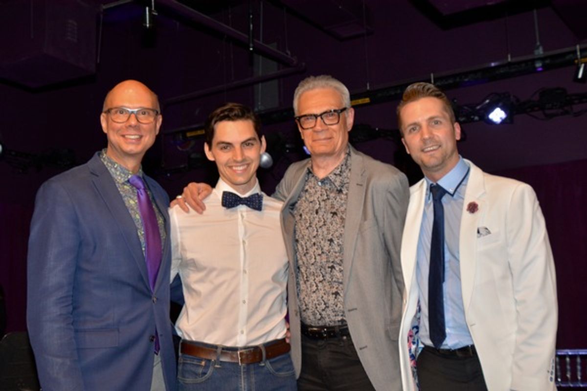 Richie Ridge, James T. Kelly, Preston Ridge and Clint Edwards at 