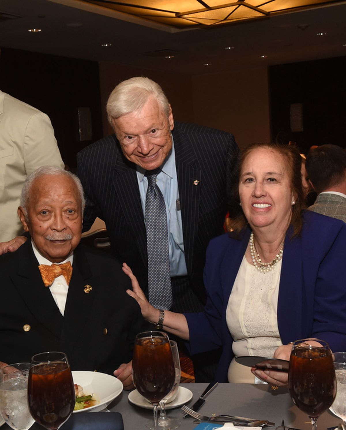 David N. Dinkins, Peter Vallone, Sr., Gale Brewer at 