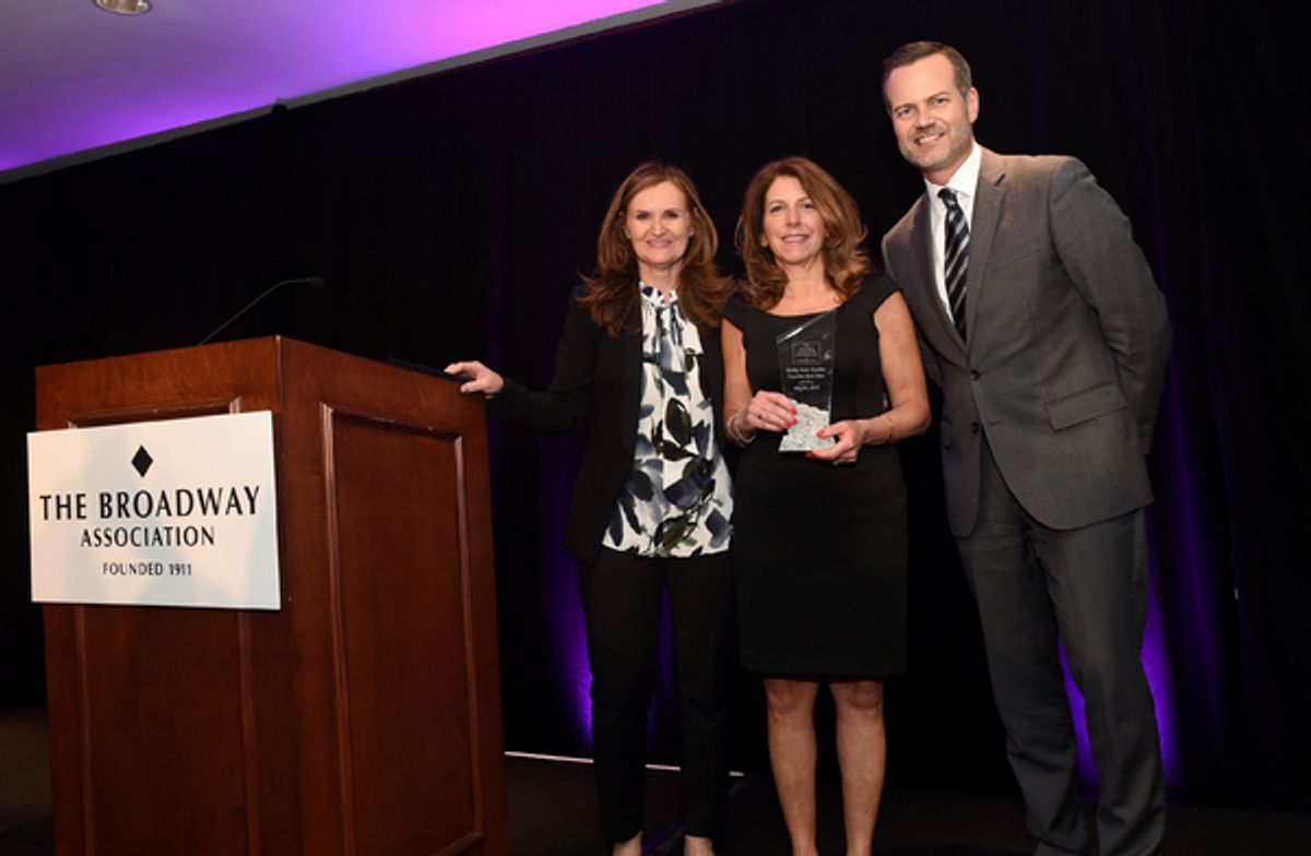 Cristyne Nicholas, Fred Dixon, President, Kelly Ann Curtin at 