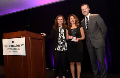 Cristyne Nicholas, Fred Dixon, President, Kelly Ann Curtin Photo