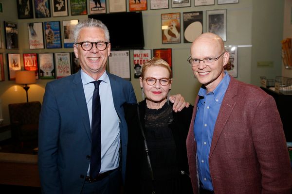 From left, Center Theatre Group Artistic Director Michael Ritchie, cast member Dianne Photo