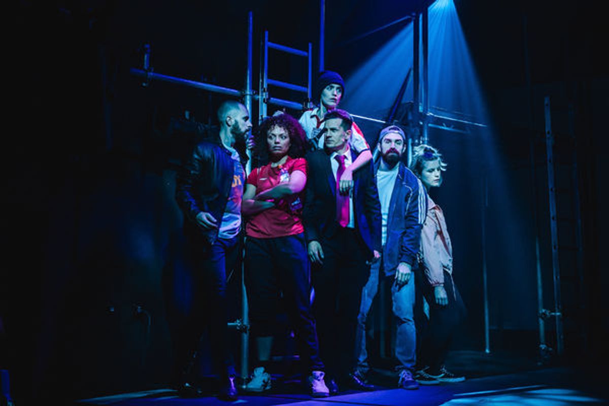 Adam Sopp, Alicia Charles, Lauren Samuels, Aaron Sidwell, Jonathan Woolf, Elin Phillips at 