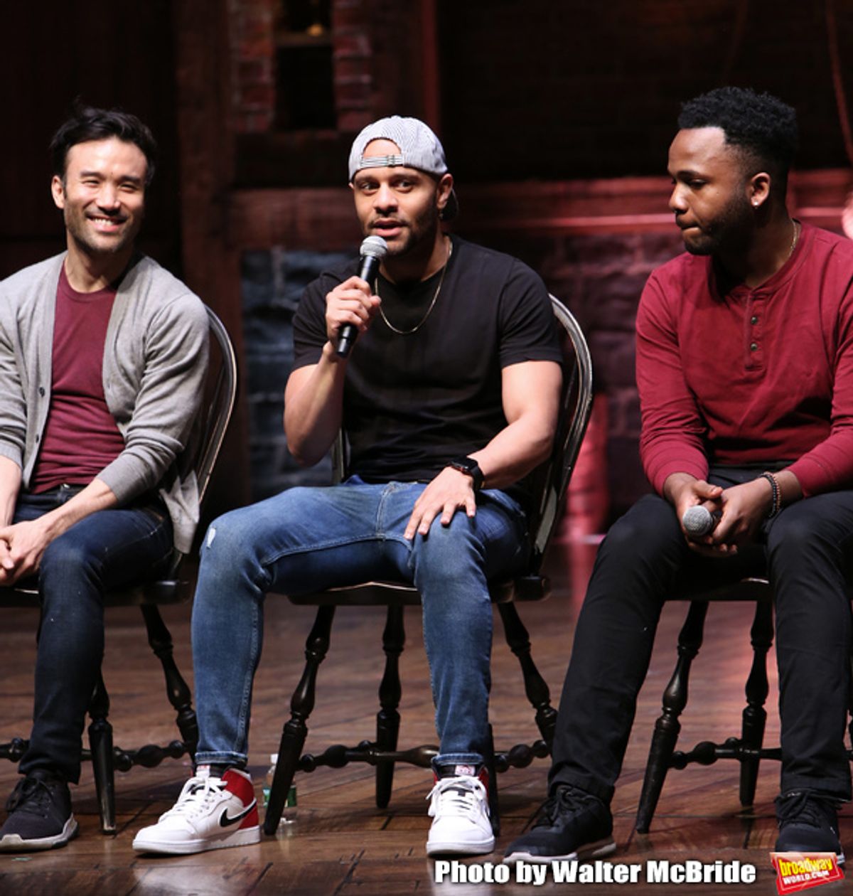 Marc delaCruz, Terrance Spencer and Deon'te Goodman at 