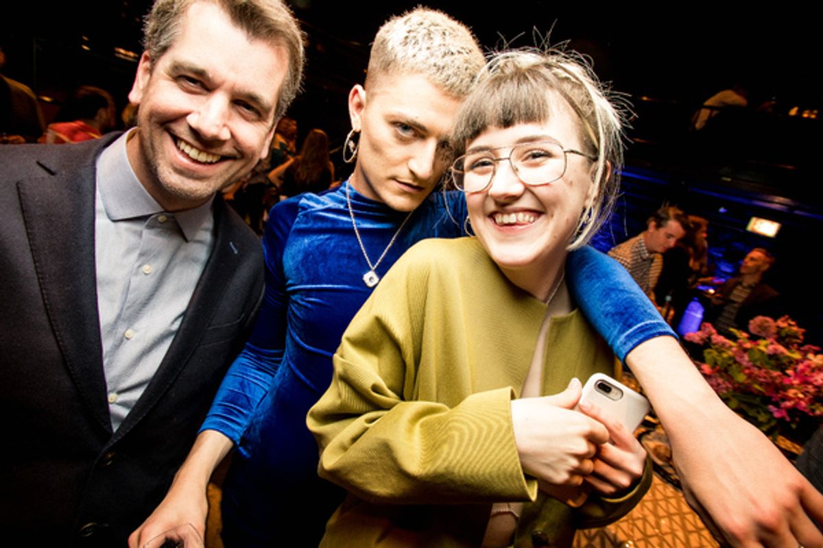 Paul Gatehouse, Toby Marlow and Lucy Moss  at 