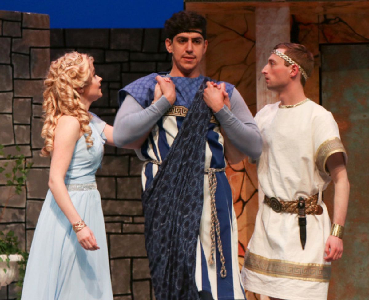 Maddy Kelly, William Marquez and Adam Ross Brody  at 