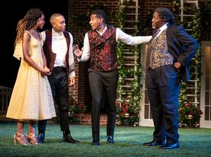 Margaret Odette, Jeremie Harris, Billy Eugene Jones, and Chuck Cooper @ BroadwayWorld Margaret Odette, Jeremie Harris, Billy Eugene Jones, and Chuck Cooper Photo
