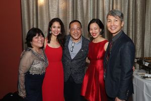 Ann Harada, Ali Ewoldt, Alan Muraoka, Lia Chang and Jason Ma attend the opening night party on May 8, 2019. @ BroadwayWorld Ann Harada, Ali Ewoldt, Alan Muraoka, Lia Chang and Jason Ma attend the opening night Photo