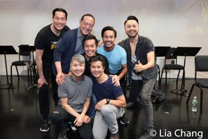 A PACIFIC OVERTURES reunion with Darren Lee, Alan Muraoka, Jason Ma, Steven Eng, Eric Photo