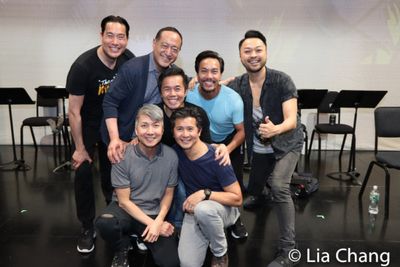 A PACIFIC OVERTURES reunion with Darren Lee, Alan Muraoka, Jason Ma, Steven Eng, Eric Photo