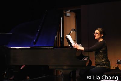 Music Director Kristen Rosenfeld in rehearsal Photo