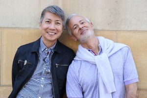 Jason Ma and his husband, George Hobica Photo