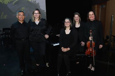 Keming Zhou, Lauren Posey, Nicole Elkins, Kristen Rosenfeld and LeeAnn Morgan after t Photo
