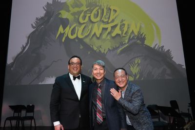 Max Chang, Jason Ma and Alan Muraoka after the opening night performance on May 8, 20 Photo