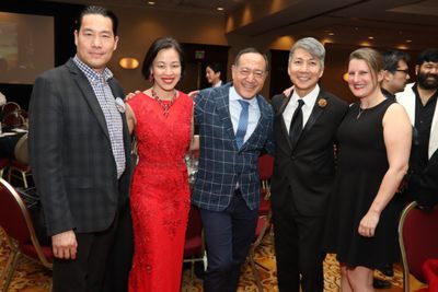 Darren Lee, Lia Chang, Alan Muraoka, Jason Ma and Kristen Rosenfeld attend the 2019 C Photo