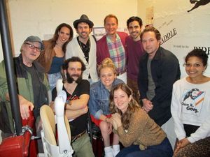 Carson Kressley and Beck Bennett with the cast @ BroadwayWorld Carson Kressley and Beck Bennett with the cast Photo